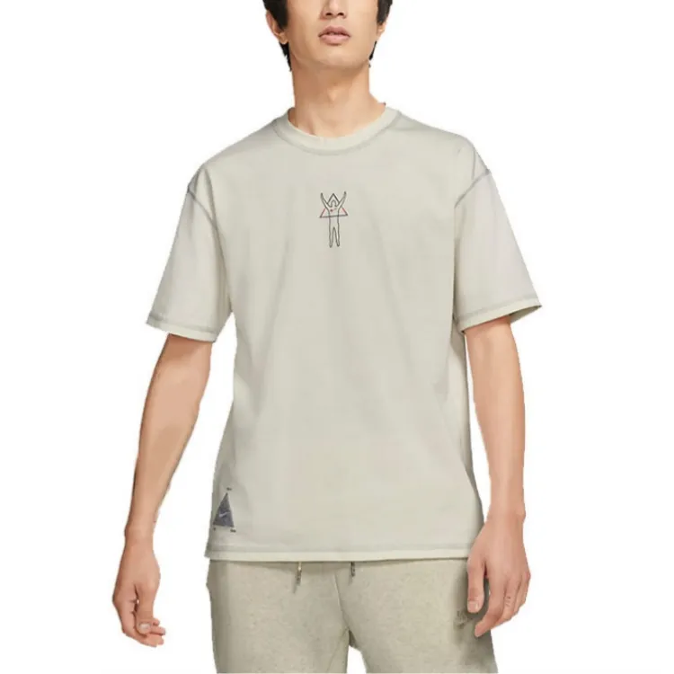 Nike Sportswear T Shirt Men's Light Beige