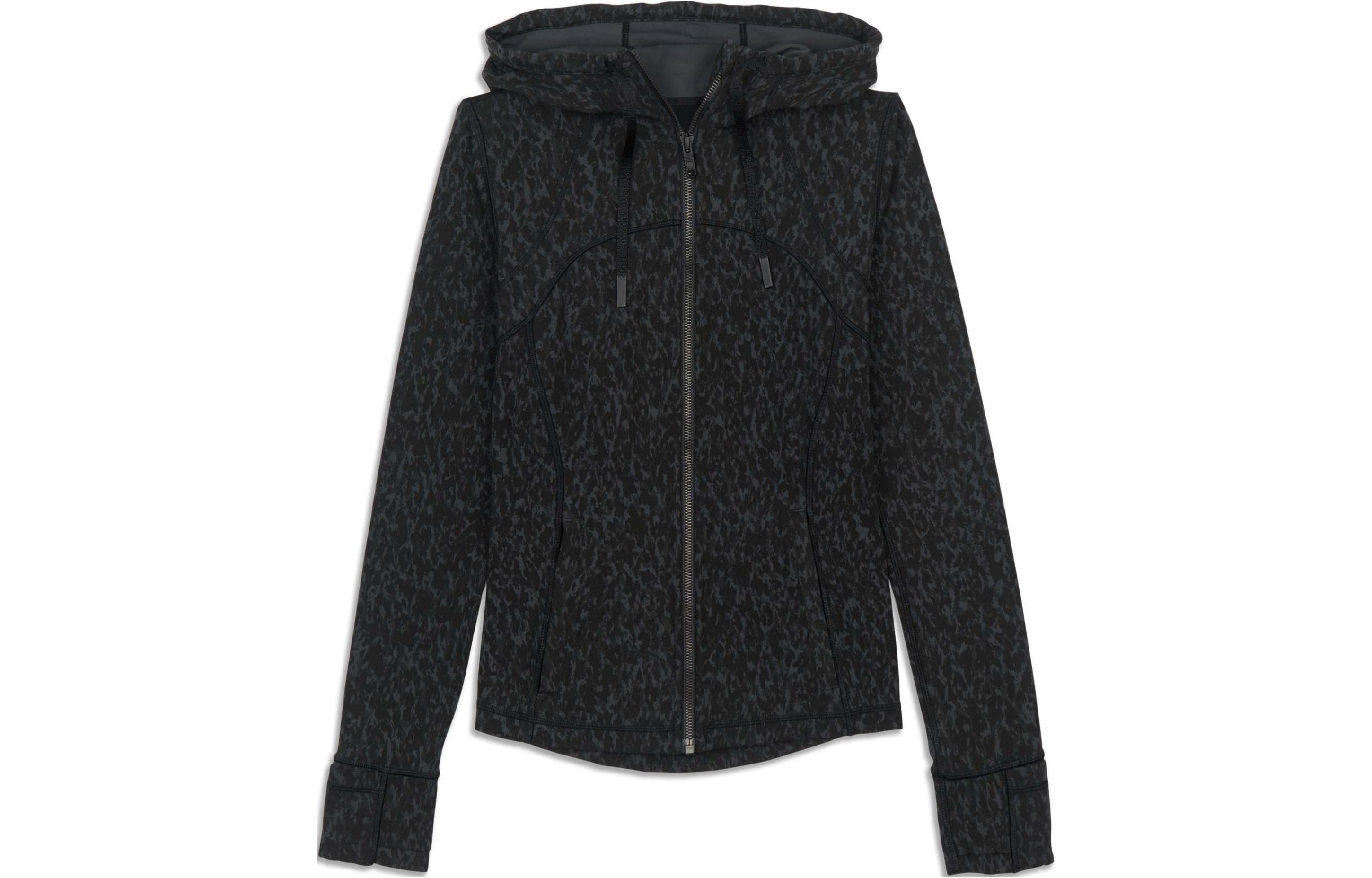 Lululemon Define Jackets & Coats Women’s Black Gray Panther Print
