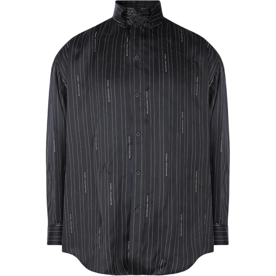 Balenciaga Logo Detailed Long Sleeve Shirt
