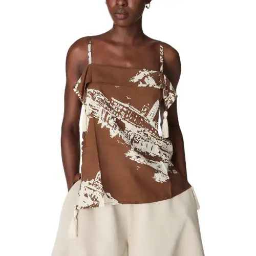 Bottega Veneta SS25 Camisole Women's Umber