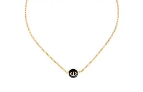 DIOR Classic CD Necklace Series Metal Necklaces Women's