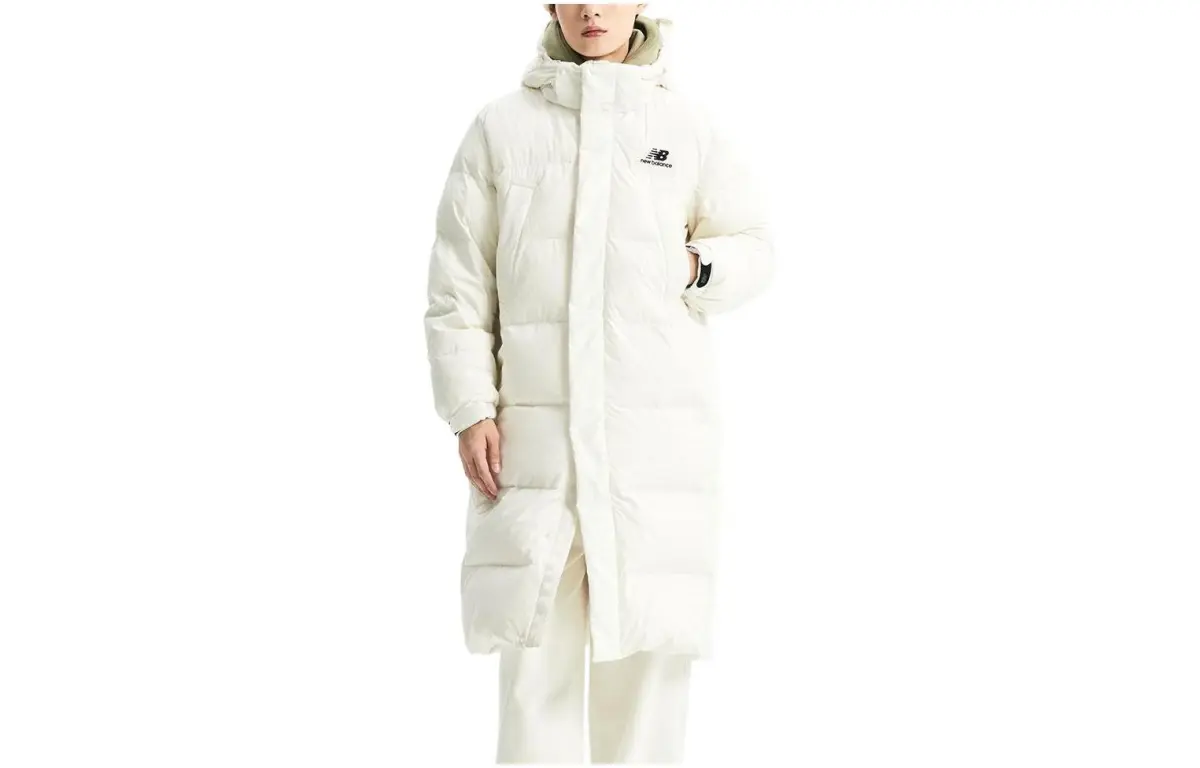 New Balance Down Jacket Unisex Cream White