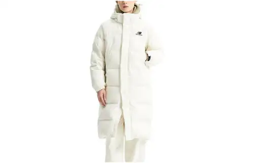 New Balance Down Jacket Unisex Cream White