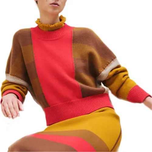 HERMES FW24 Sweater Women's Yellow Ginger