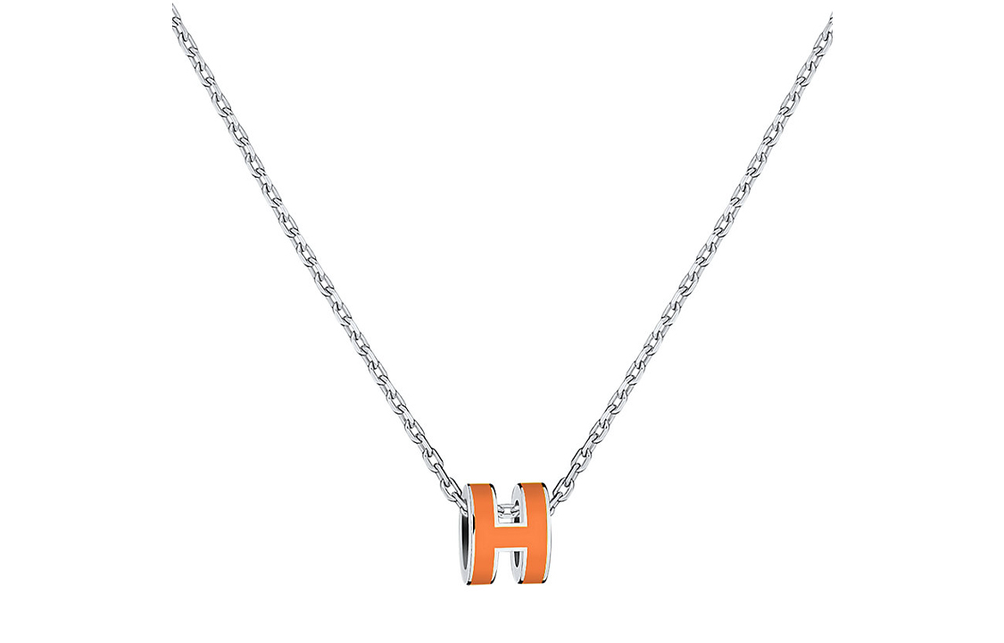 Женская подвеска Hermes POP H (оранжевая)