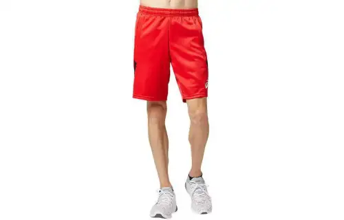 ASICS Casual Shorts Men's Red Moderate