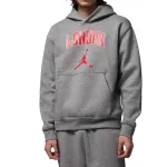 Jordan Sweatshirts Men's Gray Hooded Moderate Regular