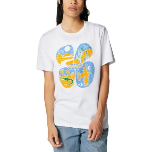 Converse T Shirts Women's White Crew Neck Moderate