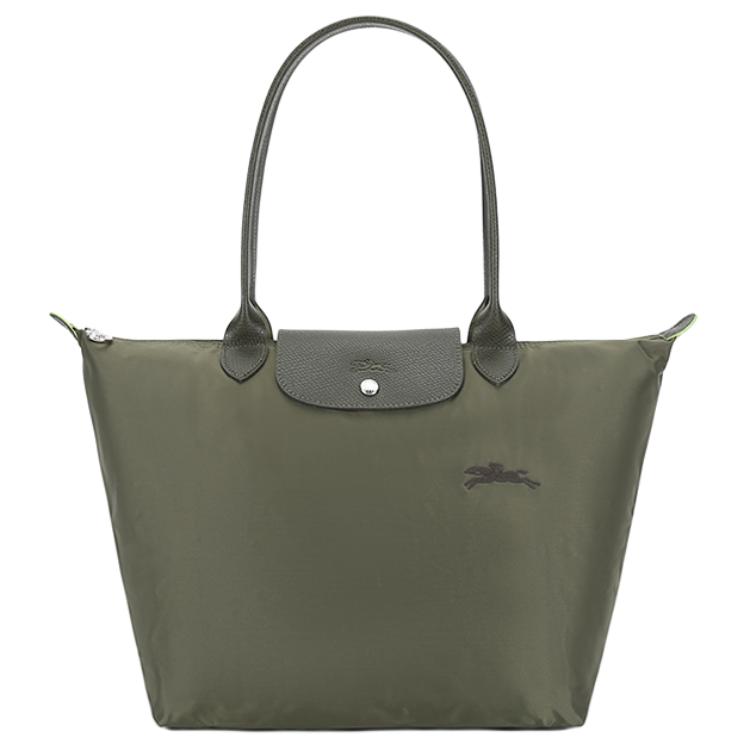 LONGCHAMP Le Pliage Green 31 длинная ручка экологически чистая панмин