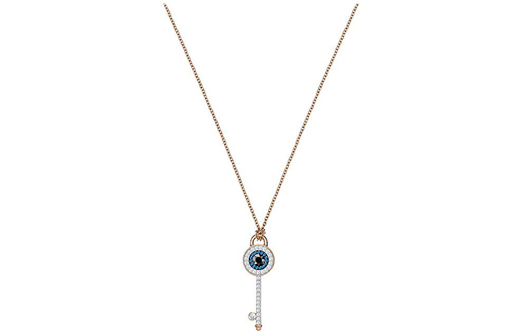 Женская подвеска Swarovski EVIL EYE Symbolic (синяя)