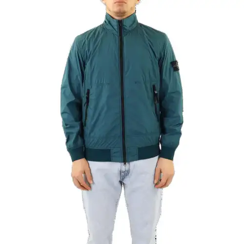 STONE ISLAND Jackets & Coats Men's Blue Green