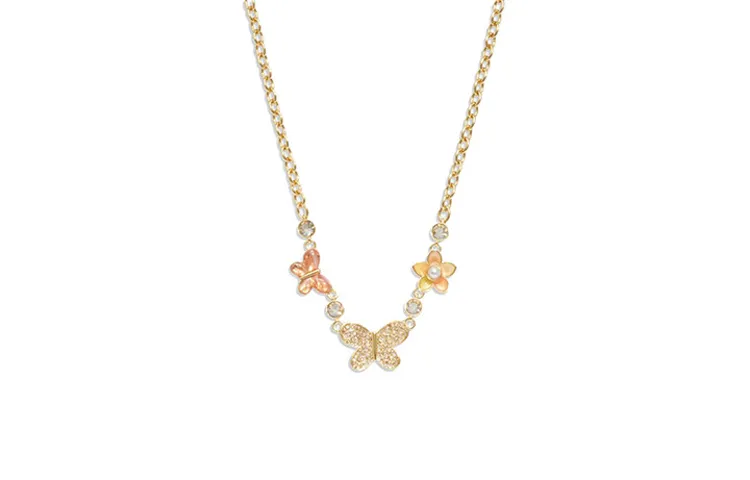 COACH Plexiglass, Brass, Resin Necklaces Women's