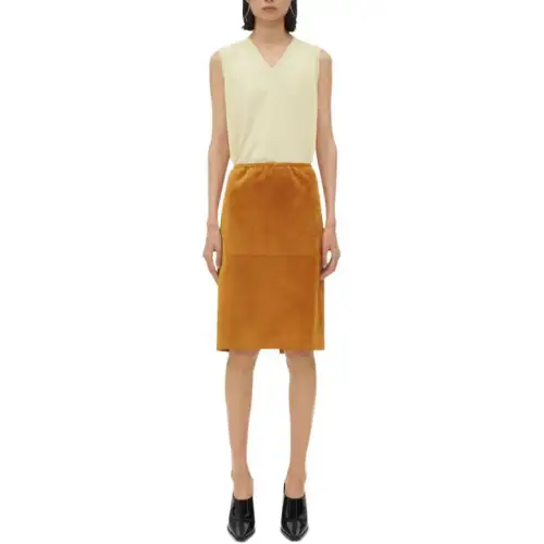 Bottega Veneta Elasticated Waistband Midi Skirt