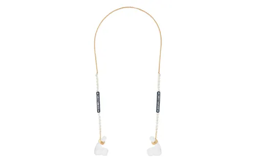 DIOR Vibe White Resin Necklaces Unisex