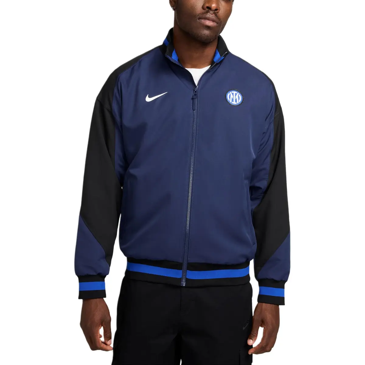 Nike Dri FitInter Milan Football Anthem Jacket Men's Marine Blue