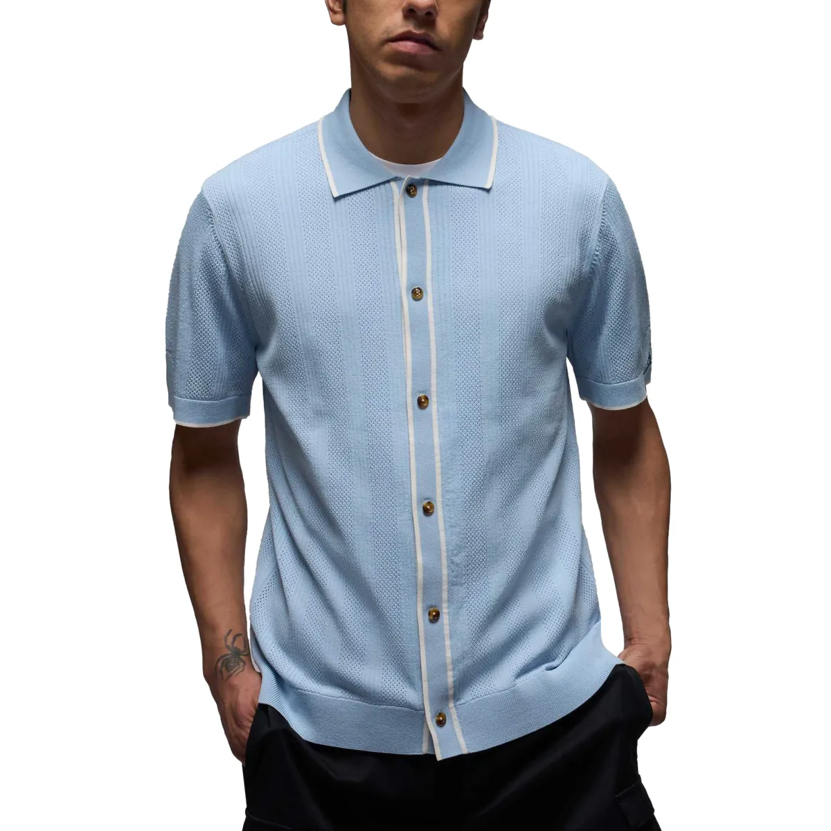 Jordan Sport SS25 Golf Clothing Men's Light Armory Blue/Phantom Gray White