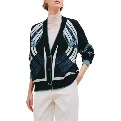 HERMES FW24 Knitwear Women's Multicolor