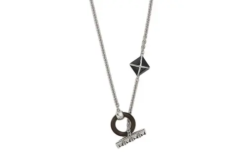 HERMES Medor XO Necklaces Men's Silver