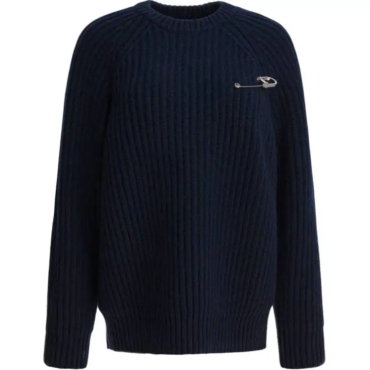 PRADA Pin Detailed Crewneck Jumper