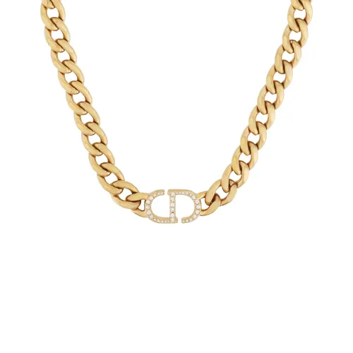 DIOR 30 Montaigne Fashion Faux Crystal Necklaces Women's