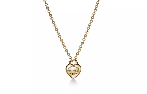 TIFFANY & CO. 18K Gold Necklaces Unisex Gold