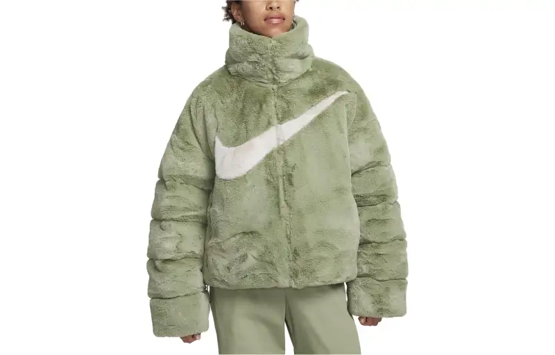 Nike Sportswear Essential Velvet feel Coat Women's Green