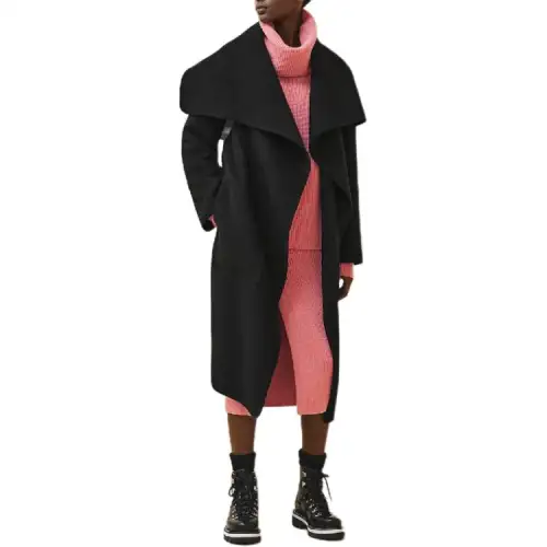 HERMES FW24 Coats Women's Black