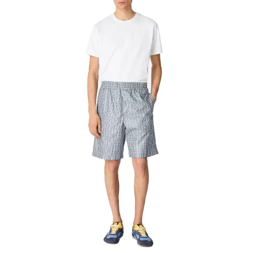 Bottega Veneta SS25 Casual Shorts Men's Sky Blue