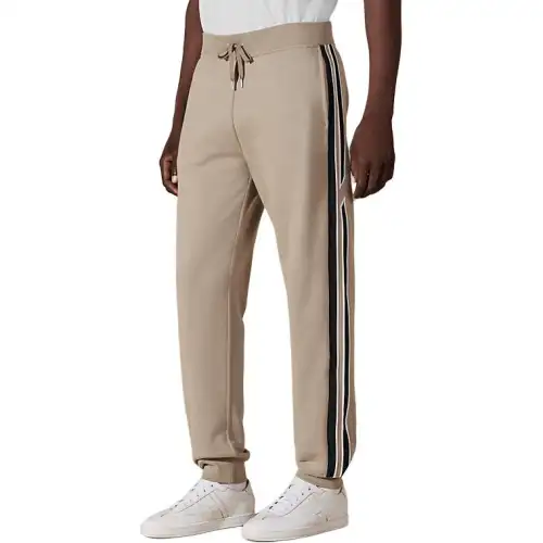 HERMES SS24 Knitted Sweatpants Men's Sand Yellow