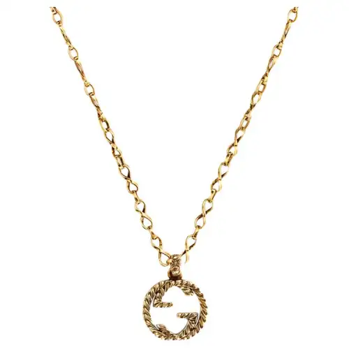 GUCCI Necklaces Unisex Gold