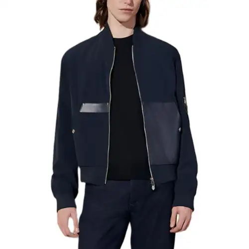 HERMES FW24 Jackets & Coats Men's Marine Blue
