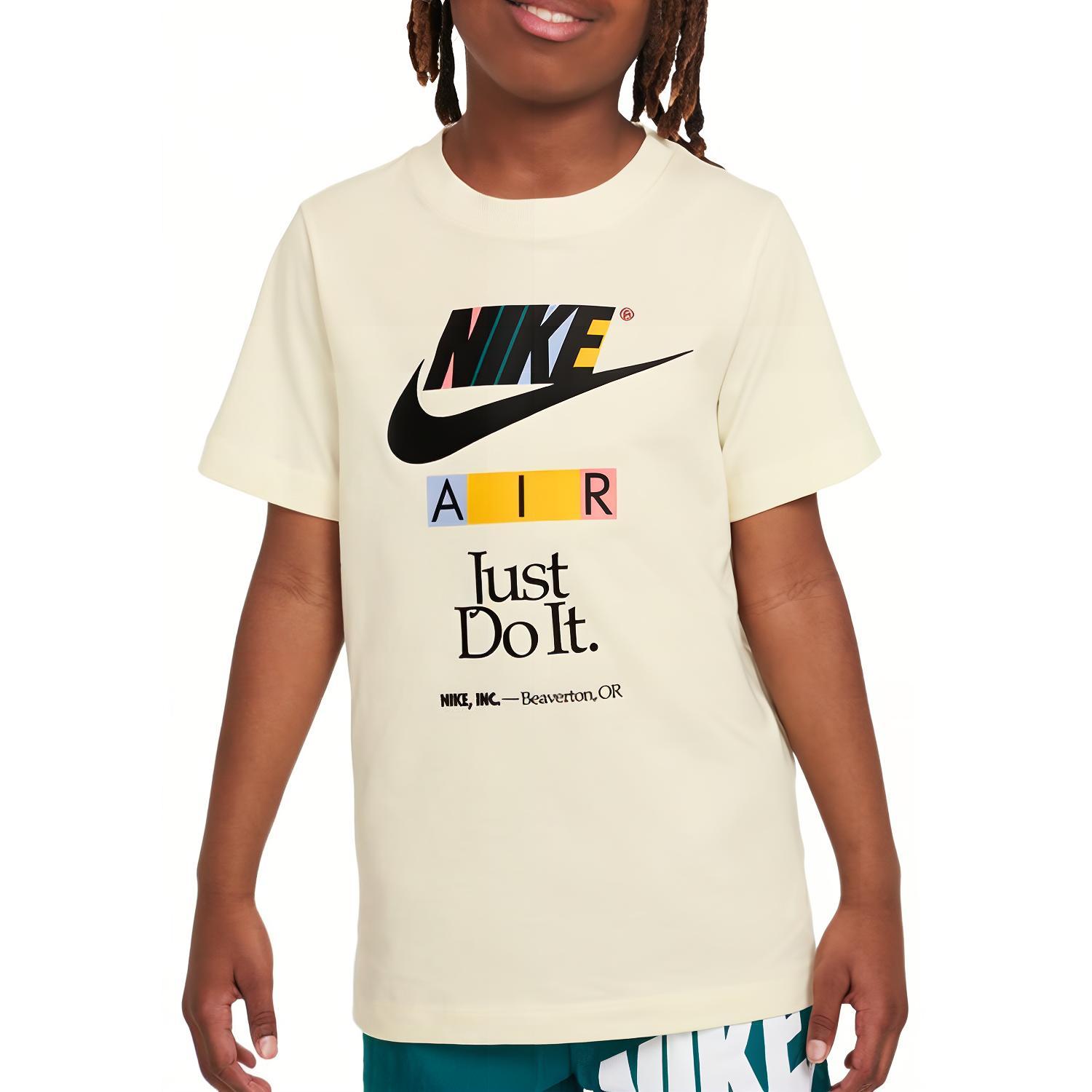 Детская футболка Nike (кремовая)
