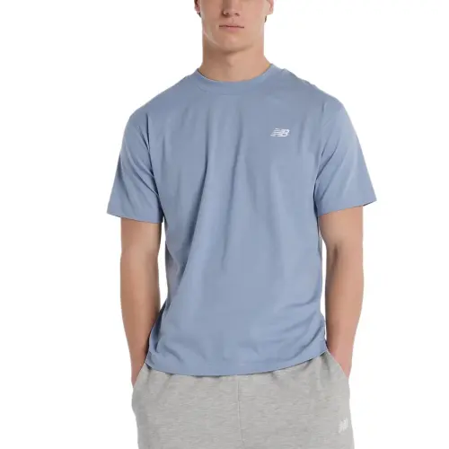 New Balance Sport Essentials Cotton T Shirt T Shirt Men's Blue
