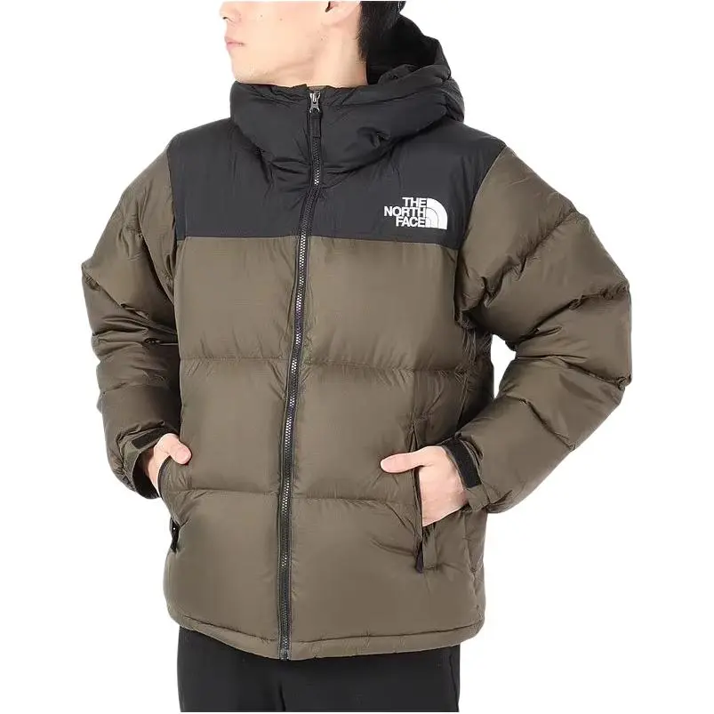 The North Face zip-up puffer jacket