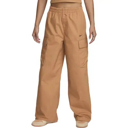 Nike Cargo Pants Women's Tan Moderate Straight Fit Pants