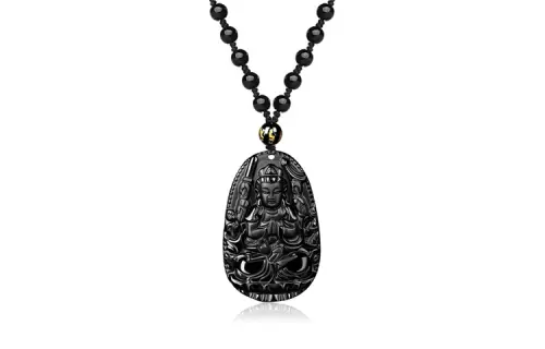 TRUE ME Obsidian Necklaces Unisex