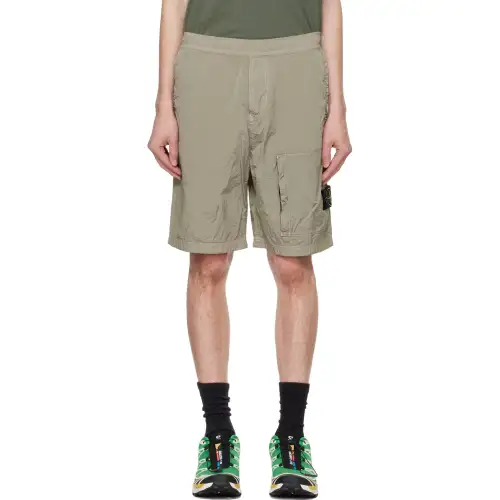 STONE ISLAND Casual Shorts Men's Light Green