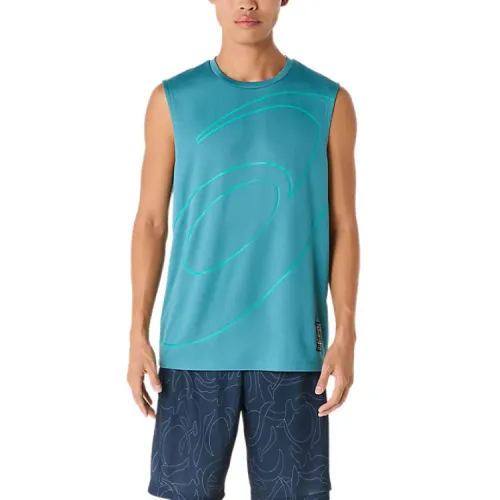 Asics SPIRAL Tank Top Men's Atlantis Blue