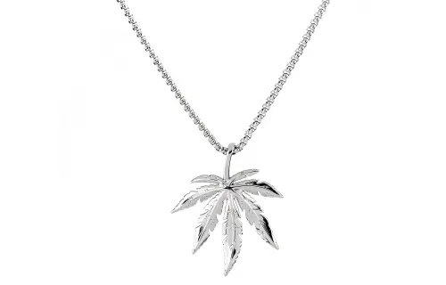 Guuka Titanium Steel Necklaces Unisex Silver