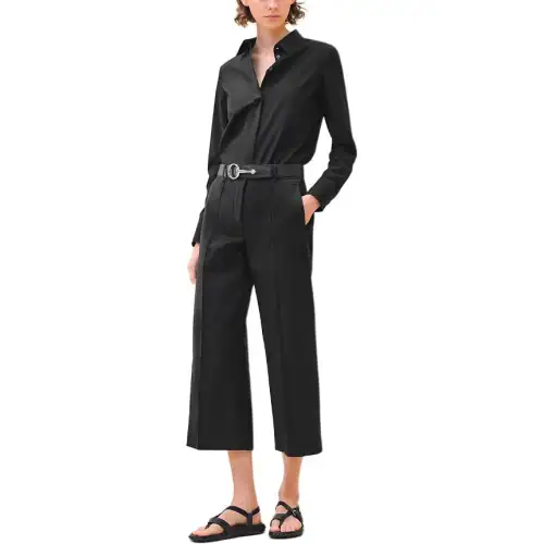 HERMES Casual Pants Women's Black