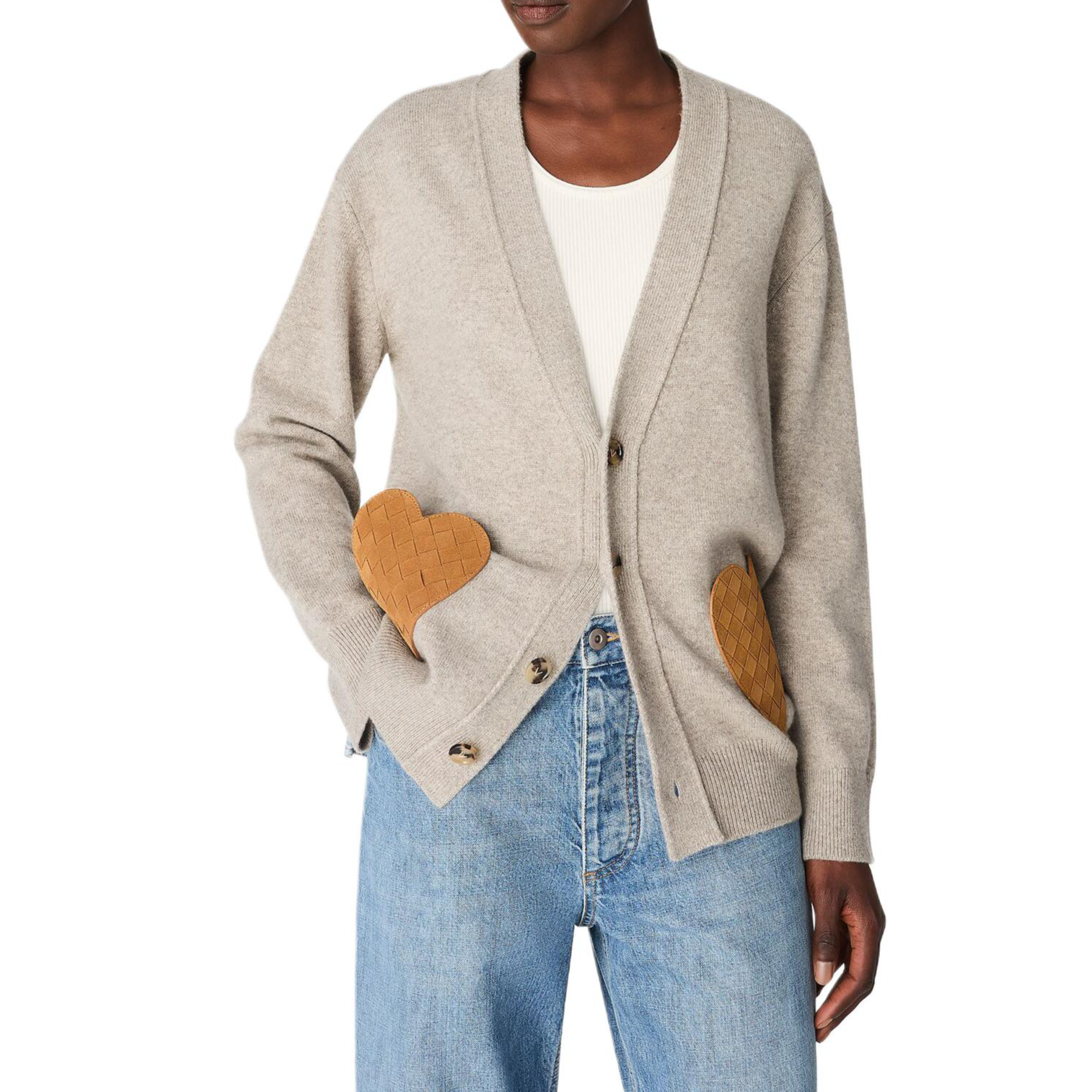 Bottega Veneta Cashmere Sweater Women's Mixed Color Stone
