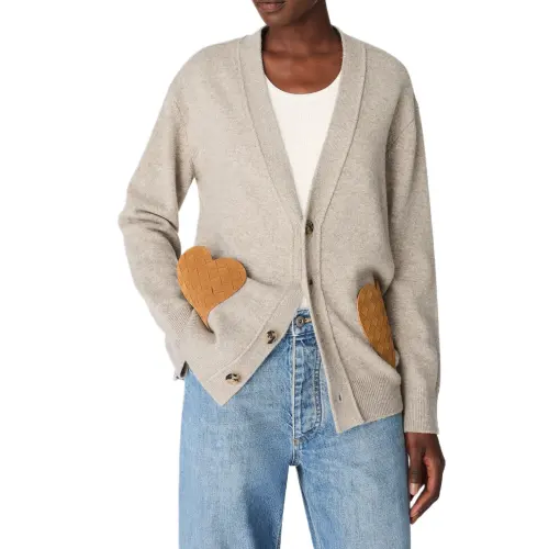 Bottega Veneta Cashmere Sweater Women's Mixed Color Stone