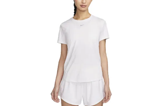 Nike One Classic Dri-FIT Women'ss Running Training T-Shirt White