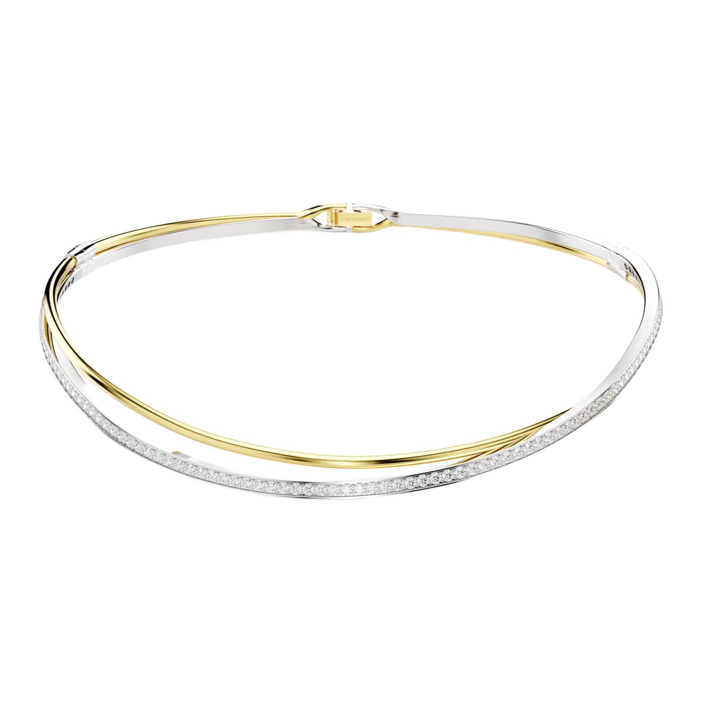 Женское колье Swarovski Hyperbola (серебряное)