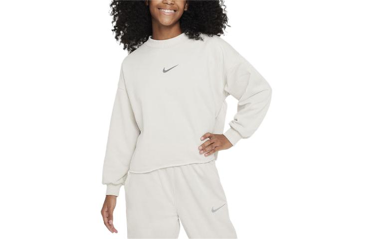 Женское худи Nike Sportswear logo (белое)