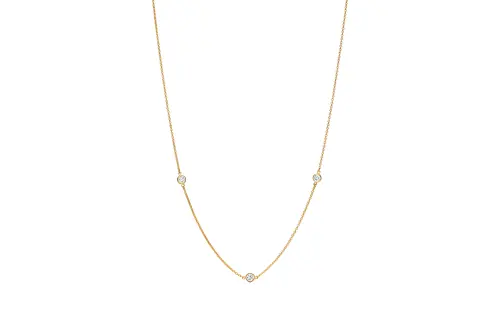 TIFFANY & CO. 18K Gold, Diamond Necklaces Women's Gold