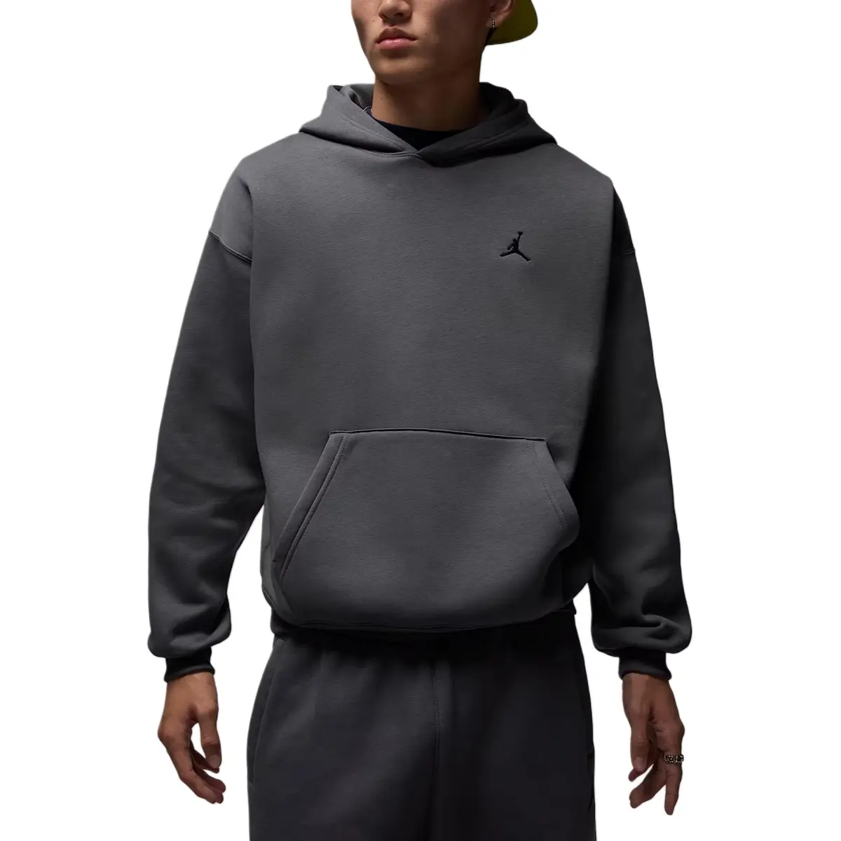 Jordan Apparel Sweatshirts Men's Gray Hooded Moderate