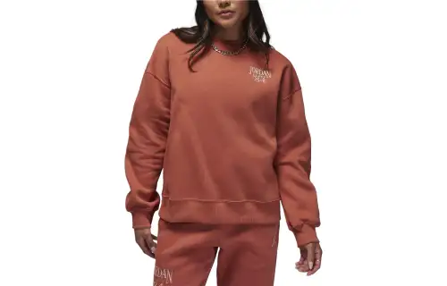 Jordan Sweatshirt Women's Gray Peach