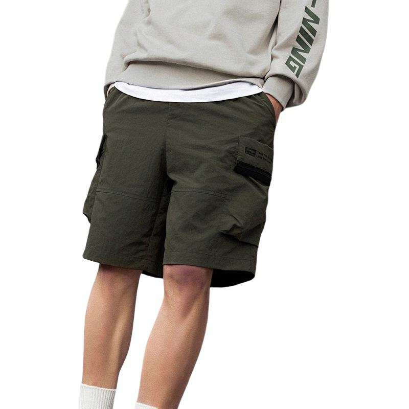 Li Ning Sports Fashion Collection Sports Shorts Men’s Dark Olive Green