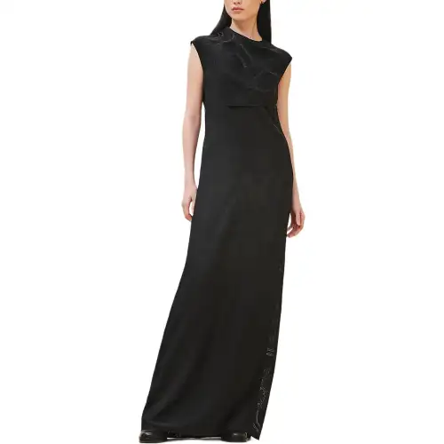 HERMES FW24 Sleeveless Dress Women's Black